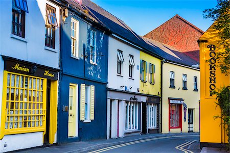 Buildings and street scene, Kinsale, County Cork, Ireland Photographie de stock - Rights-Managed, Code: 700-08146353