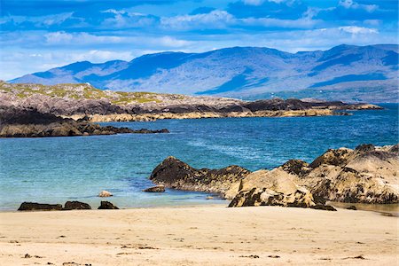 simsearch:879-09033237,k - Scenic, coastal view, O'Carrolls Cove, along the Ring of Kerry, County Kerry, Ireland Stock Photo - Rights-Managed, Code: 700-08146379