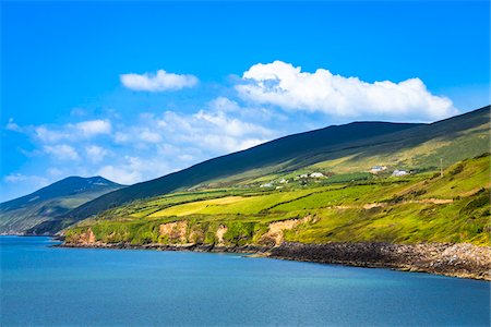 Scenic view of the Inch Beach Area, Dingle, County Kerry, Ireland Foto de stock - Con derechos protegidos, Código: 700-08146433