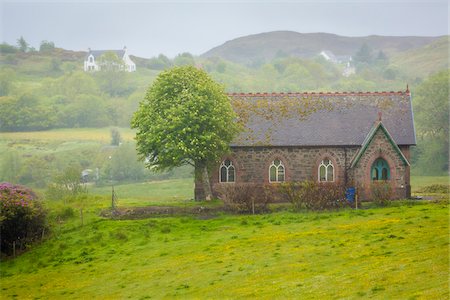 Church, Kilmore, Isle of Skye, Scotland, United Kingdom Foto de stock - Direito Controlado, Número: 700-08167248