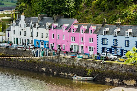 scotland - Waterfront, Portree, Isle of Skye, Scotland, United Kingdom Stock Photo - Rights-Managed, Code: 700-08167260