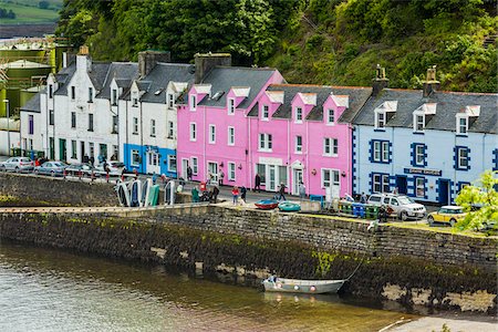 Waterfront, Portree, Isle of Skye, Scotland, United Kingdom Stockbilder - Lizenzpflichtiges, Bildnummer: 700-08167260