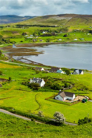 europe farm village - Uig, Trotternish, Isle of Skye, Scotland, United Kingdom Stock Photo - Rights-Managed, Code: 700-08167289