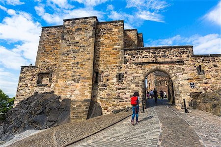 edinburgh castle - Edinburgh Castle, Edinburgh, Scotland, United Kingdom Foto de stock - Con derechos protegidos, Código: 700-08167327