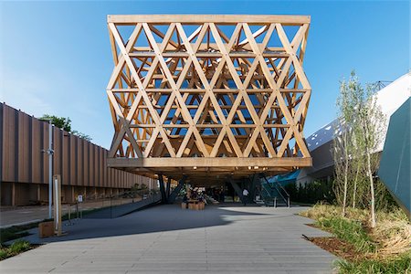 Chile Pavilion, designed by Cristian Undurraga at Milan expo 2015, Italy Foto de stock - Con derechos protegidos, Código: 700-08167351