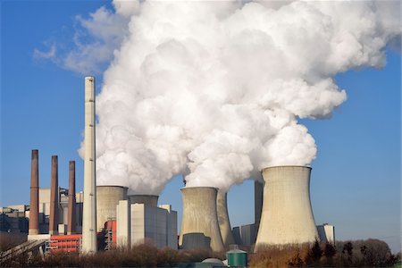 Coal Fired Power Station Neurath, Grevenbroich, North Rhine-Westphalia, Germany Photographie de stock - Rights-Managed, Code: 700-08171822