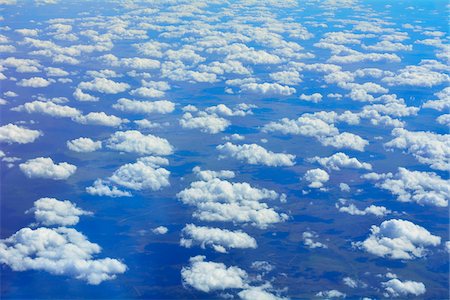 View of Clouds from Airplane, Australia Photographie de stock - Rights-Managed, Code: 700-08274323