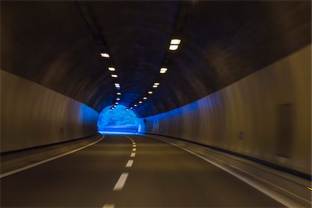 dark tunnel - View of Tunnel, Italy, Europe Stock Photo - Rights-Managed, Code: 700-08353469