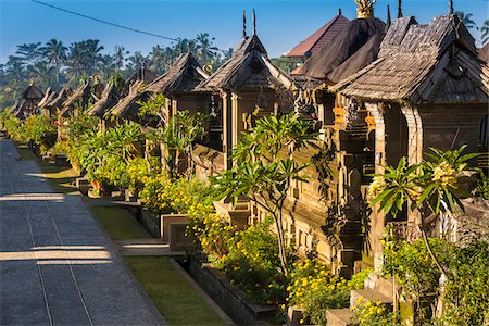 Penglipuran a traditional Balinese Village, Bangli, Bali, Indonesia Photographie de stock - Rights-Managed, Code: 700-08385955