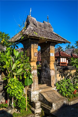 penglipuran - Penglipuran a traditional Balinese Village, Bangli, Bali, Indonesia Stockbilder - Lizenzpflichtiges, Bildnummer: 700-08385963