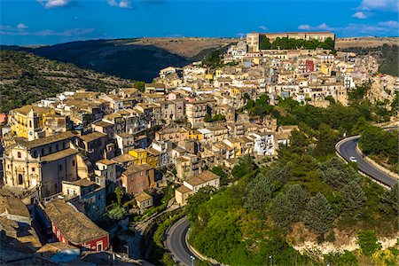 The Lower and Older Town of Ragusa Ibla, Ragusa, Sicily, Italy Foto de stock - Con derechos protegidos, Código: 700-08723198