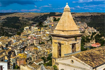 The Lower and Older Town of Ragusa Ibla, Ragusa, Sicily, Italy Stock Photo - Rights-Managed, Code: 700-08723199