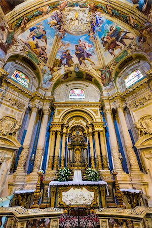 syracuse - Interior of Cathedral of Syracuse on Ortygia, Syracuse, Sicily, Italy Photographie de stock - Rights-Managed, Code: 700-08723248