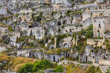 simsearch:700-08737474,k - Sassi Cave Dwellings in Matera, Basilicata, Italy Foto de stock - Direito Controlado, Número: 700-08737510