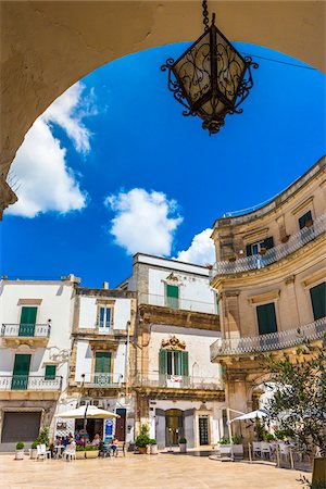 piazza in italy - Light in Archway at Piazza Maria Immacolata, Martina Franca, Puglia, Italy Stock Photo - Rights-Managed, Code: 700-08739704