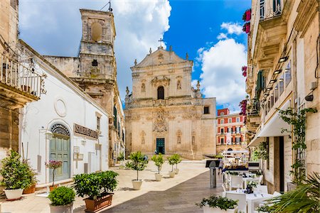 planters - Basilica di San Martino in Martina Franca, Puglia, Italy Stock Photo - Rights-Managed, Code: 700-08739709