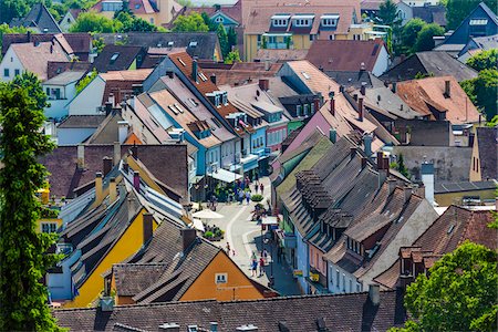 Rooftop overview of the historic town of Breisach in Baden-Wurttemberg, Germany Photographie de stock - Rights-Managed, Code: 700-08973571