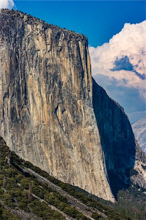 El Capitan, Yosemite Valley, Yosemite National Park, California, United States. Stock Photo - Rights-Managed, Code: 700-09052916