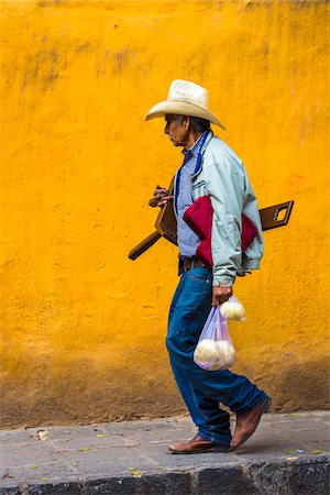 simsearch:862-03712887,k - Close-up of a cowboy walking on street in San Miguel de Allende, Mexico Stock Photo - Rights-Managed, Code: 700-09071037