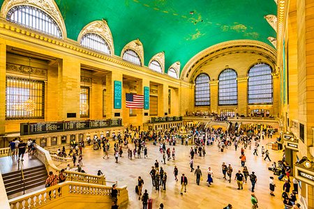 Interior of Grand Central Station in New York City, New York, USA Foto de stock - Con derechos protegidos, Código: 700-09226838