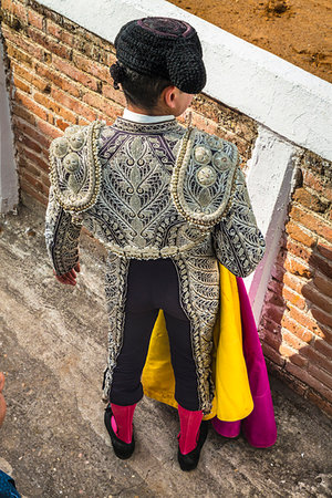 Back view of Bullfighter at Bullfight in San Miguel de Allende, Mexico Stock Photo - Rights-Managed, Code: 700-09226962