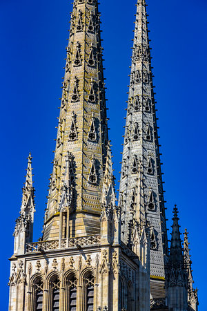 Pey-Berland Tower, Bordeaux, Gironde, France. Fotografie stock - Rights-Managed, Codice: 700-09236345