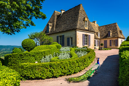 simsearch:700-09236390,k - Les Jardins Suspendus in Chateau de Marqueyssac,  Dordogne, Nouvelle-Aquitaine, France. Foto de stock - Con derechos protegidos, Código: 700-09236394