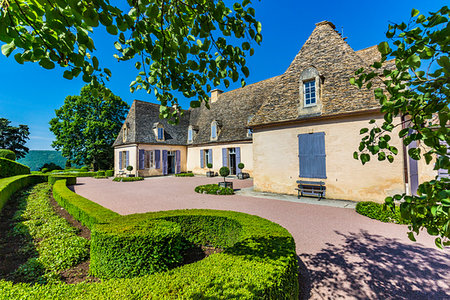 simsearch:700-09236390,k - Chateau de Marqueyssac,  Dordogne, Nouvelle-Aquitaine, France. Foto de stock - Con derechos protegidos, Código: 700-09236392