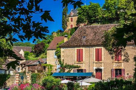 Limeuil, Dordogne, Nouvelle-Aquitaine, France. Foto de stock - Con derechos protegidos, Código: 700-09236484