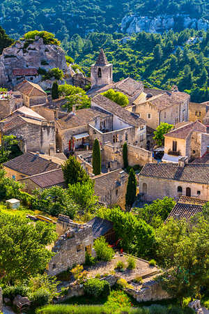 provenza - Les Baux-de-Provence, Provence-Alpes-Cote d'Azur, Provence, France. Photographie de stock - Rights-Managed, Code: 700-09236800