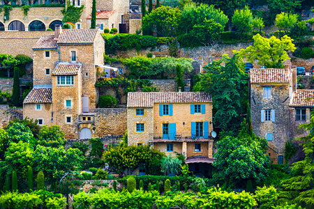 simsearch:700-09236813,k - Gordes, Luberon Valley, Provence-Alpes-Cote d'Azur, Provence, France. Photographie de stock - Rights-Managed, Code: 700-09236827