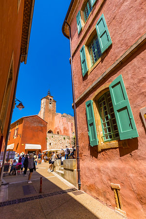 simsearch:700-09236813,k - Roussillon, Luberon Valley, Provence-Alpes-Cote d'Azur, Provence, France. Photographie de stock - Rights-Managed, Code: 700-09236845