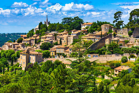 provencal - Bonnieux, Luberon Valley, Provence-Alpes-Cote d'Azur, Provence, France. Foto de stock - Con derechos protegidos, Código: 700-09236853