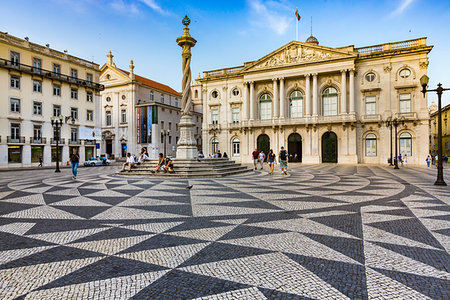 plaza del ayuntamiento - Lisbon City Hall (Pacos do Concelho de Lisboa), Lisbon, Portugal. Foto de stock - Con derechos protegidos, Código: 700-09237040