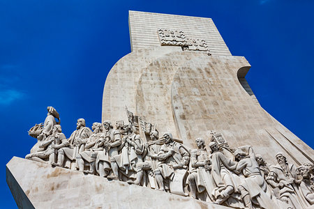 simsearch:841-06345267,k - Monument to the Discoveries (Padrao dos Descobrimentos), Belem, Lisbon, Portugal. Stockbilder - Lizenzpflichtiges, Bildnummer: 700-09237058