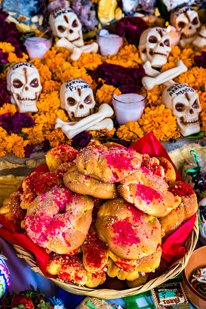 The Mercado San Juan de Dios on the Day of the Dead in San Miguel de Allende, Mexico. Stock Photo - Rights-Managed, Code: 700-09237165