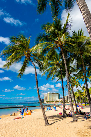 simsearch:700-09237238,k - Waikiki Beach, Honolulu, Oahu, Hawaii, United States. Stock Photo - Rights-Managed, Code: 700-09237183