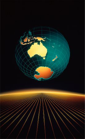 simsearch:700-00036132,k - Globus mit Australien, Neuseeland, Antarktis Stockbilder - Lizenzpflichtiges, Bildnummer: 700-00004245