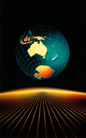simsearch:700-00036132,k - Globe Australia and South Pole Foto de stock - Con derechos protegidos, Código: 700-00004550