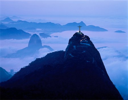 Sugarloaf and Corcovado Rio de Janeiro, Brazil Fotografie stock - Rights-Managed, Codice: 700-00008440