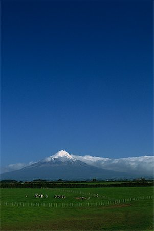 Mount Taranaki früher Mt Egmont-Nordinsel, Neuseeland Stockbilder - Lizenzpflichtiges, Bildnummer: 700-00008555