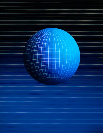 Sphere with Grid Stock Photo - Rights-Managed, Code: 700-00009408