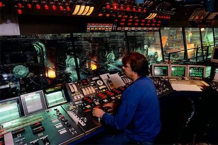 Control Pulpit of Steel Plant Hamilton, Ontario, Canada Stock Photo - Rights-Managed, Code: 700-00009922