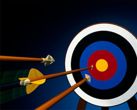 simsearch:700-01248748,k - Arrows and Target Stock Photo - Rights-Managed, Code: 700-00014983