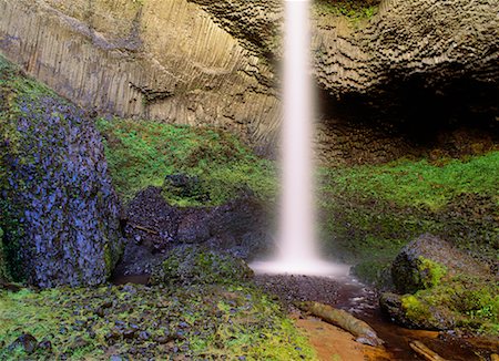 simsearch:700-00013156,k - Base de Latourell Falls Columbia River Gorge Oregon, USA Photographie de stock - Rights-Managed, Code: 700-00015959