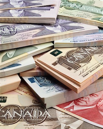 Canadian Currency Stock Photo - Rights-Managed, Code: 700-00016240