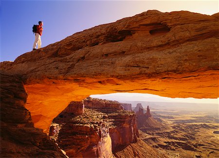 daryl benson canyon - Sunrise at Mesa Arch Canyonlands National Park Utah, USA Stock Photo - Rights-Managed, Code: 700-00016394