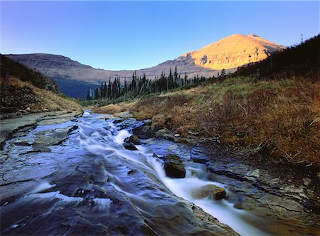 siyeh creek - Siyeh Creek Glacier National Park, Montana, USA Photographie de stock - Rights-Managed, Code: 700-00016514