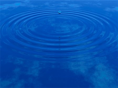 simsearch:700-00013923,k - Water Drop and Ripples with Reflection of Sky Stock Photo - Rights-Managed, Code: 700-00016754