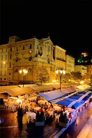 provence night - Old Town at Night, French Riviera Nice, Provence, France Foto de stock - Con derechos protegidos, Código: 700-00016796